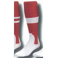 Traditional 2 in 1 Baseball Socks w/ Pattern C Heel & Toe (5-9 Small)